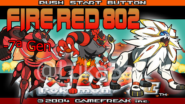 Fire Red] - Pokémon Sol y Luna para Game Boy Advance