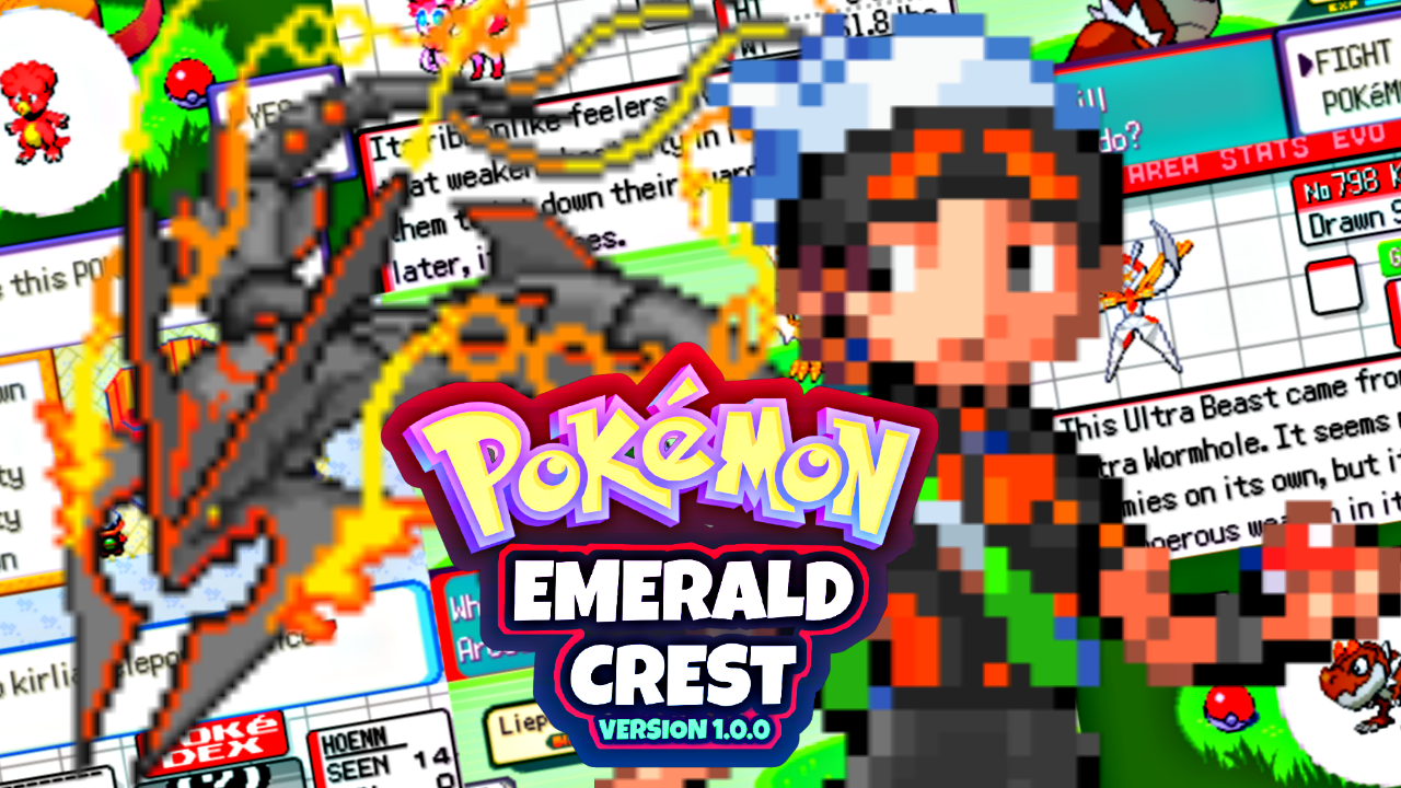 Pokemon Emerald Crest Cheats !! 